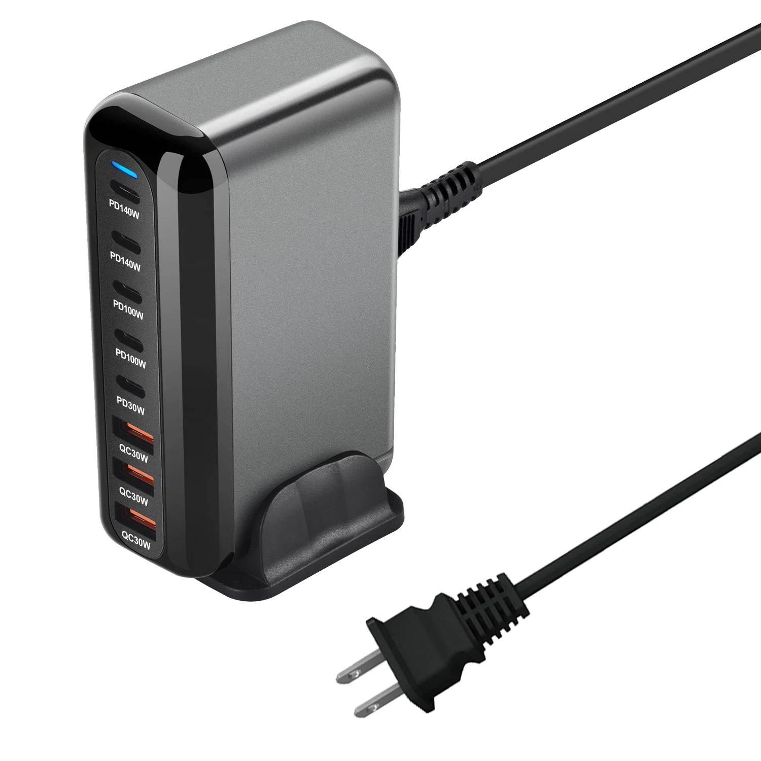 Încărcător Rapid 600W GaN 3.0 USB Tip C cu 8 Porturi - Venduqo
