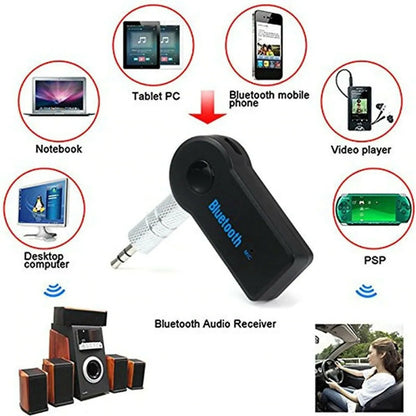 Adaptor Bluetooth 5.0 2 în 1 pentru Auto cu Jack de 3.5mm