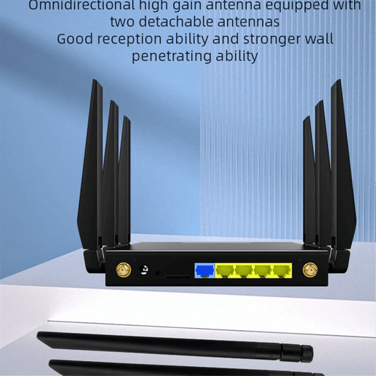 Router Wifi Industrial 1200Mbps 5G cu 8 Antene Detasabile - Venduqo