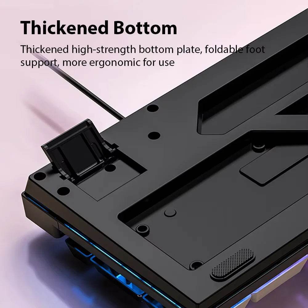 Tastatură USB Wired RGB 104 Taste pentru Gaming - Venduqo