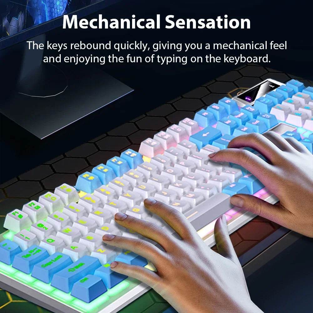 K500 Tastatură Wired cu 104 Taste pentru Birou și Gaming - Venduqo