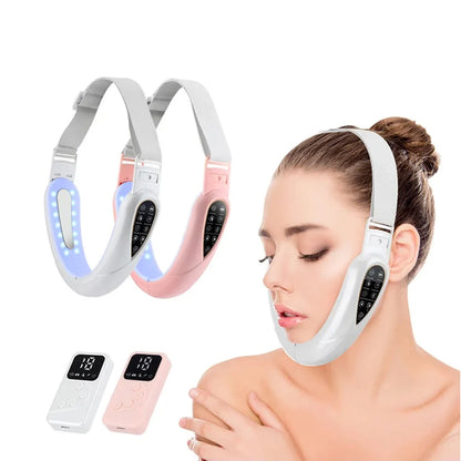 Dispozitiv Electric de Masaj Facial V-Face EMS cu LED