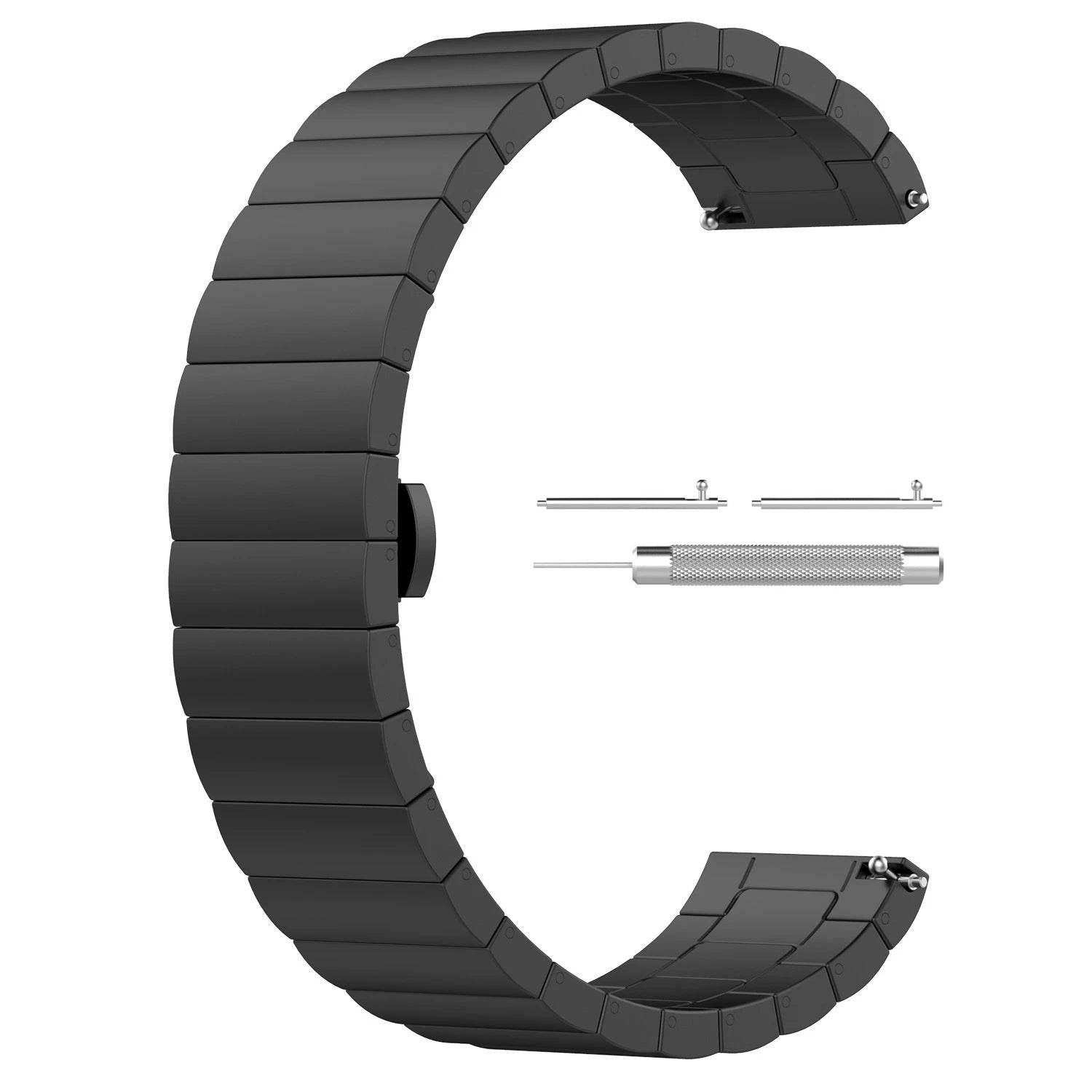 Brățară Metalică din Oțel Inoxidabil de 18mm pentru Huawei Watch GT5 Pro/GT4 - Venduqo