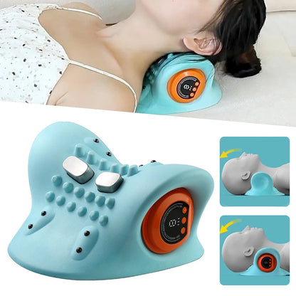 Pillow Ergonomic EMS pentru Relaxare Cervicala cu Vibratii