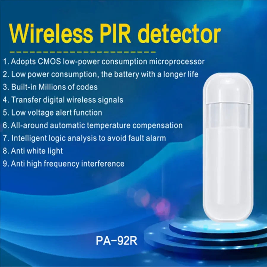 PGST-92R Detector de Mișcare Wireless 433MHz