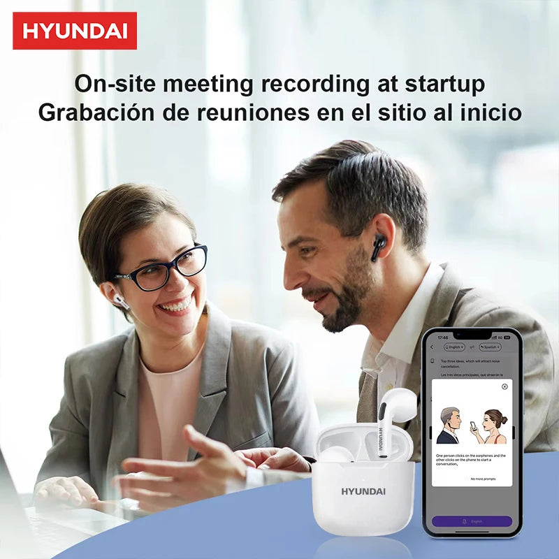 Casti Bluetooth HYUNDAI HY-T02 AI cu traducere