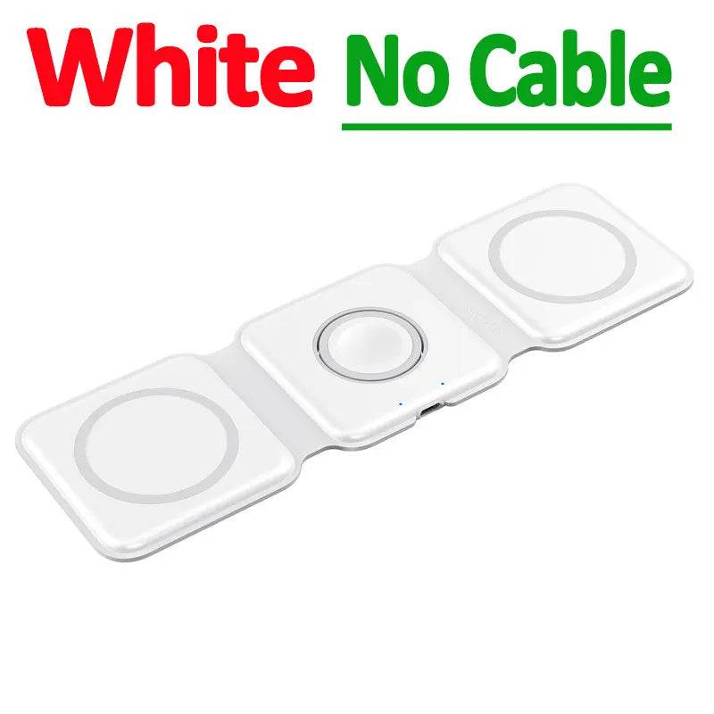 VIKEFON 3 în 1 Încărcător Magnetic Portabil pentru iPhone 15 - Venduqo