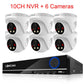 Kit NVR LOXCAM H.265+ 10CH 4K POE cu Camere de Supraveghere - Venduqo