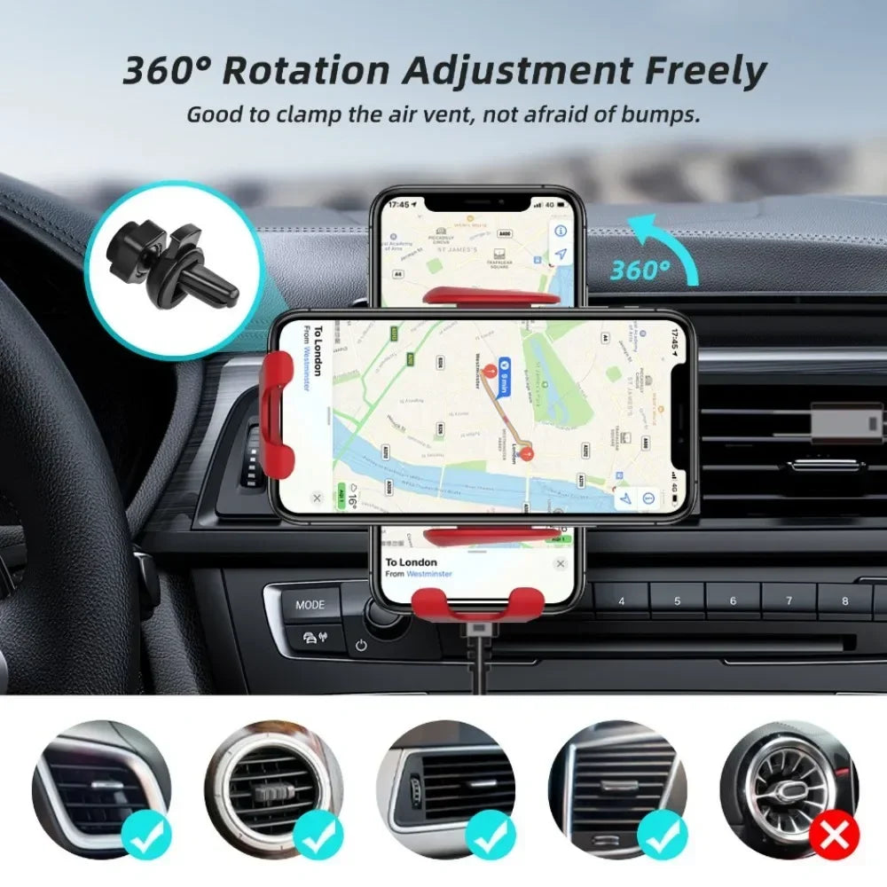 30W Fast Wireless Car Charger for Phone