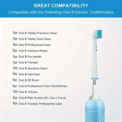 Capete de Periuță de Dinți Compatible cu Oral-B (4/12/16 Piese)