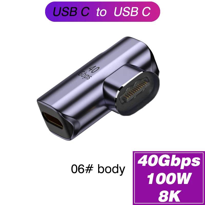 Adaptor Magnetic Type-C OTG Thunderbolt 4 - USB-A, HDMI, VGA, RJ45 - Venduqo
