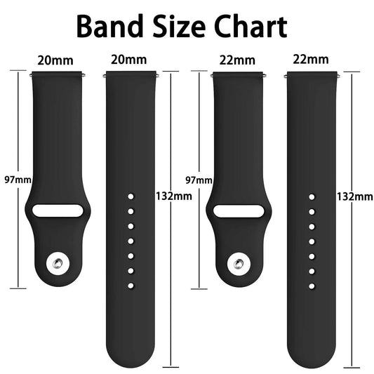 Brățară din silicon pentru ceasurile Amazfit 20mm/22mm - Venduqo