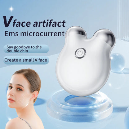 Dispozitiv Facial EMS cu Microcurent pentru Slimare