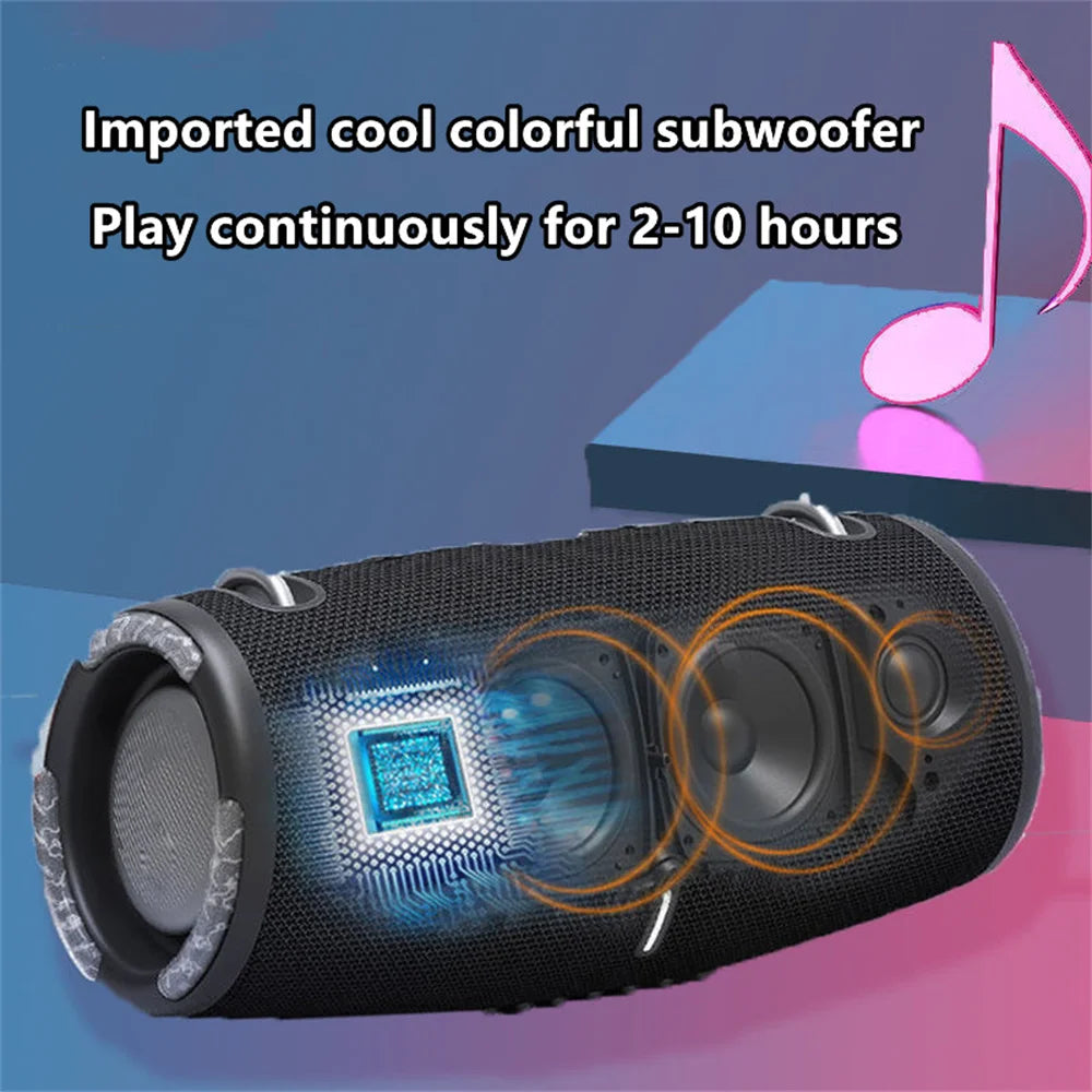 Boxă Portabilă Bluetooth 100W cu Lumini RGB - Waterproof și TWS