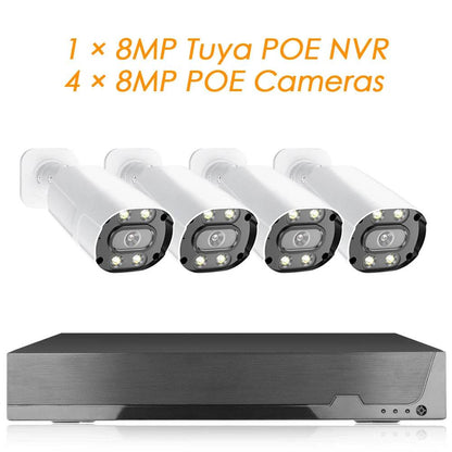 Sistem de Supraveghere Video SMART LIFE 4K 8CH cu Camere POE - Venduqo