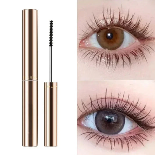 Mascara Waterproof 4D cu Fibre de Mătase - Curl & Volum