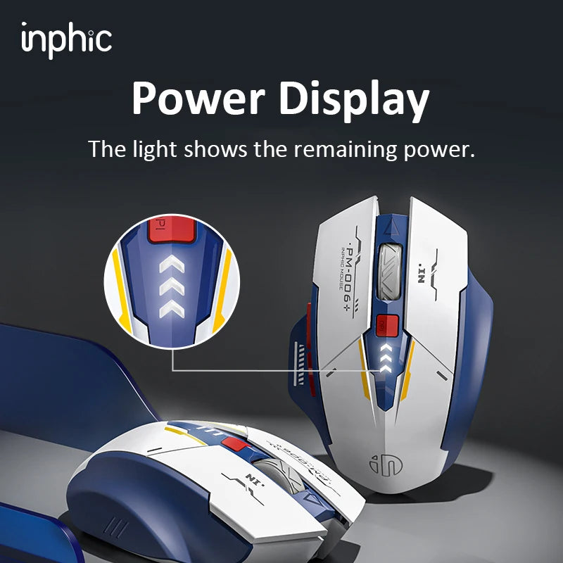 Mouse Wireless INPHIC Ergonomic Reîncărcabil 700mAh