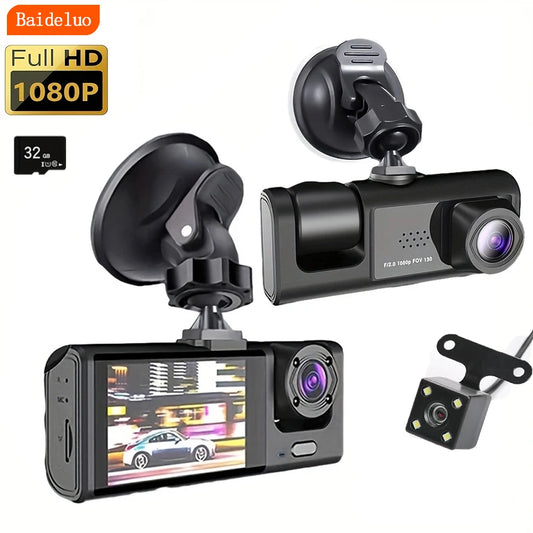 Cameră DVR Auto cu Viziune Nocturnă IR și Ecran IPS de 2" 1080P