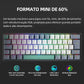 Machenike K500-B61 Mini Tastatură Mecanică 60% ABNT2 RGB - Venduqo