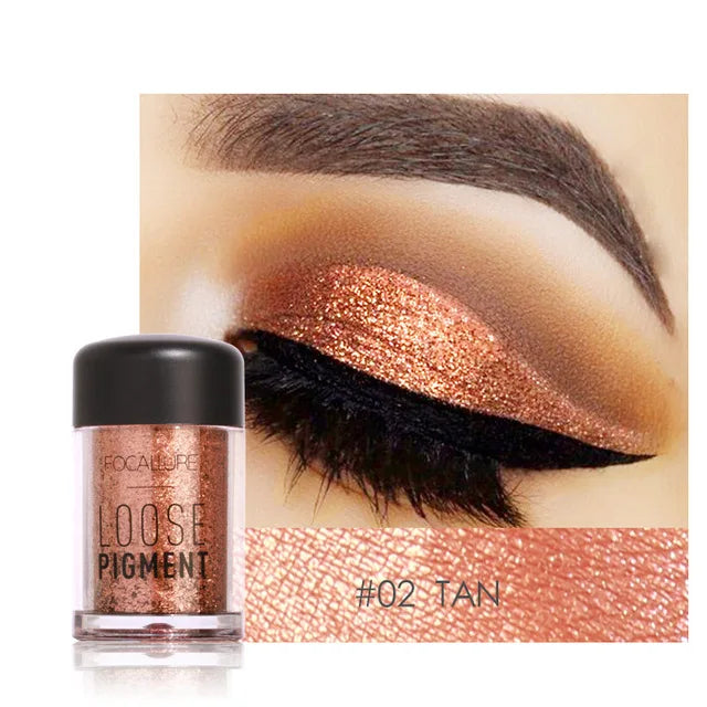 FOCALLURE Glitter Eyeshadow 18 Culori