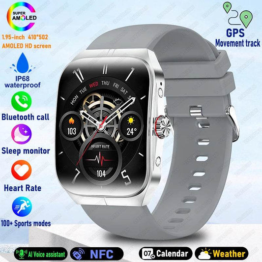 Ceas inteligent BOXUXING pentru bărbați și femei, Bluetooth, sportiv, rezistent la apă - Venduqo