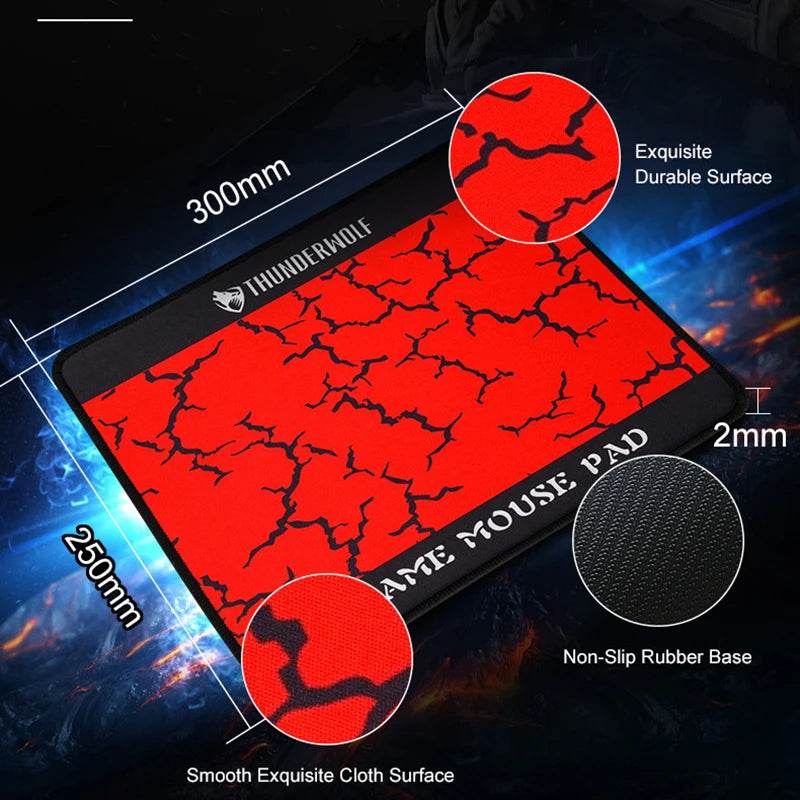 Set Gaming 4 în 1 Oulylan T-WOLF - Tastatură, Mouse, Headset, Mouse Pad - Venduqo