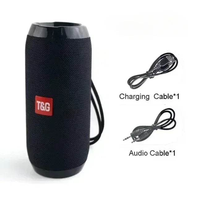 T&G Boxa Portabilă Wireless Bluetooth - Waterproof, Radio FM, Sunet Stereo - Venduqo