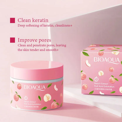 Scrub Exfoliant BioAqua cu Miere și Piure de Piersici