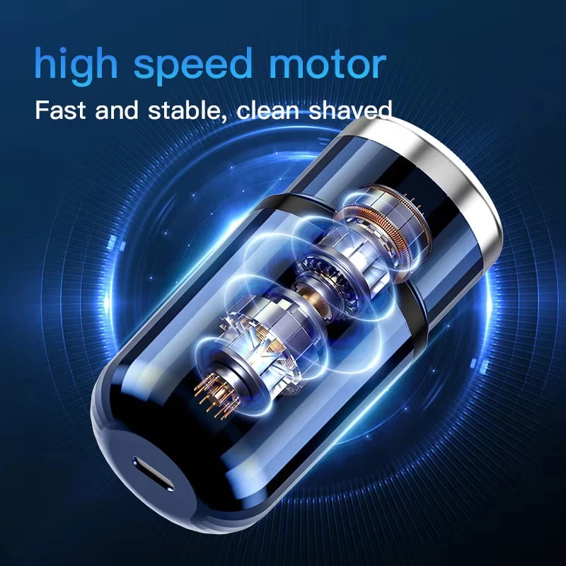 Mini Electric Shaver USB-C Reîncărcabil Waterproof