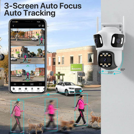 Cameră IP 6K UDECER WiFi cu Auto Tracking și Detecție Umanoidă - Venduqo