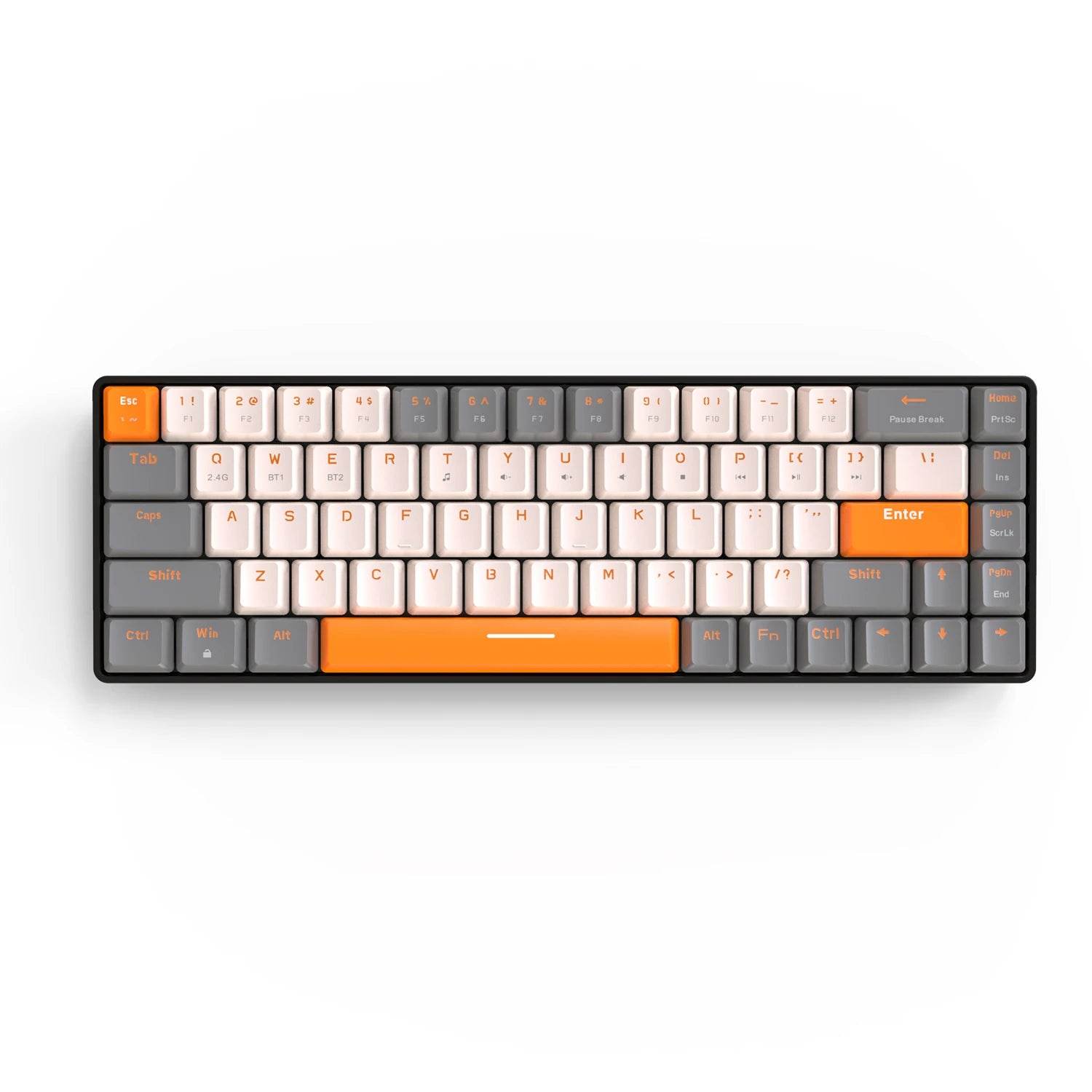 Keyboard Mecanic Wireless Bluetooth 60% K68 - Venduqo