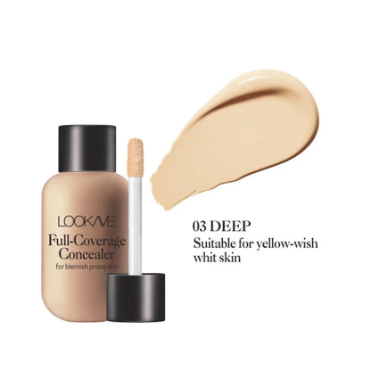 Concealer Lichid Waterproof 3 Culori Matte - Acoperire Completă