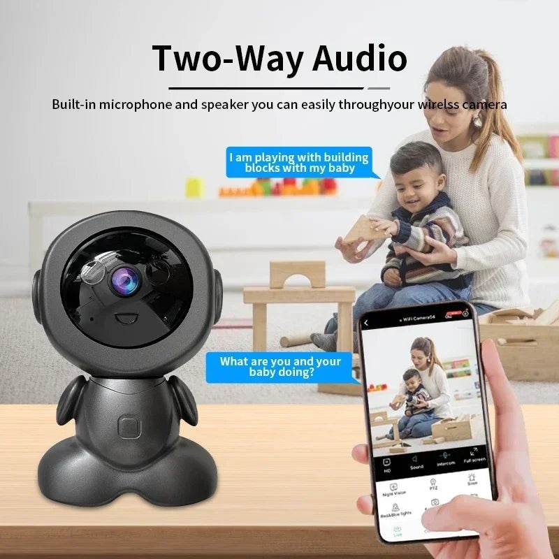 Cameră de Supraveghere Robot Wifi 8MP PTZ cu Viziune Nocturnă Color - Venduqo