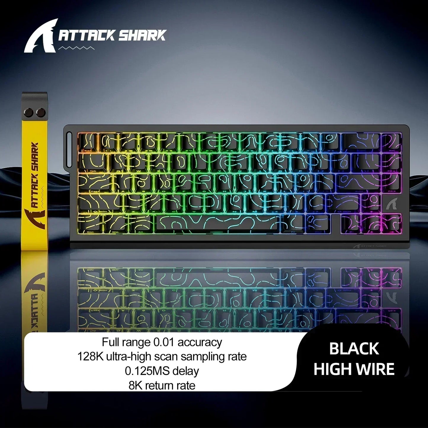 Keyboard Mecanic RGB Attack Shark X68HE