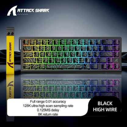 Keyboard Mecanic RGB Attack Shark X68HE