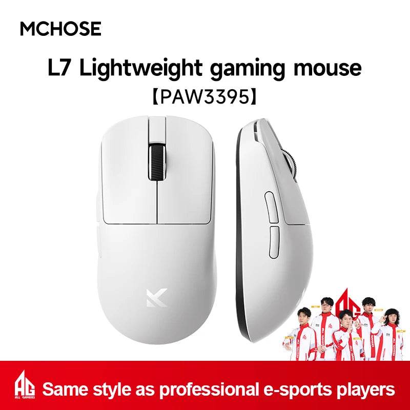 MCHOSE L7 L7PRO Mouse Wireless Tri-mode 26000 DPI - Venduqo