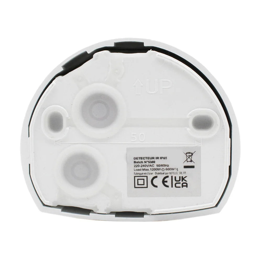 Detector de Mișcare PIRS24 cu Senzor Dual 180-360°