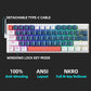 Machenike K500-B61 Mini Tastatură Mecanica 60% - Venduqo