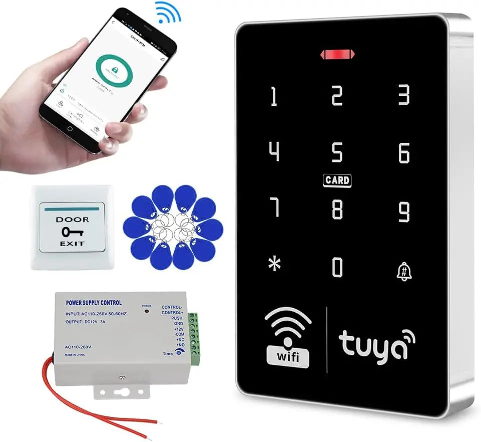 Sistem de Control Acces Wifi Tuya cu Tastatură IP68