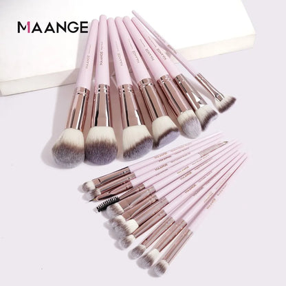 Set de Pensule de Machiaj Profesional MAANGE 18 Piese