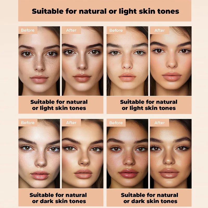 Concealer Waterproof pentru Tatuaje și Cicatrici - Finish Natural