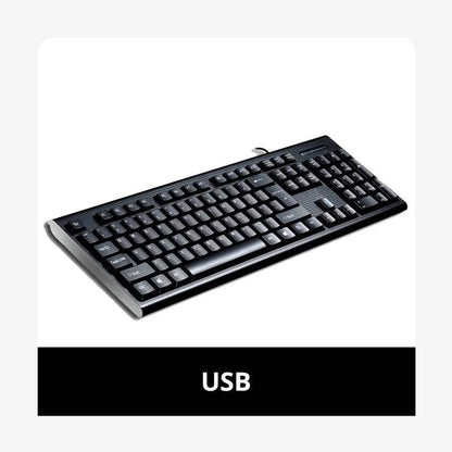 Q9 Tastatură USB cu Design Square Mouth pentru Birou - Venduqo