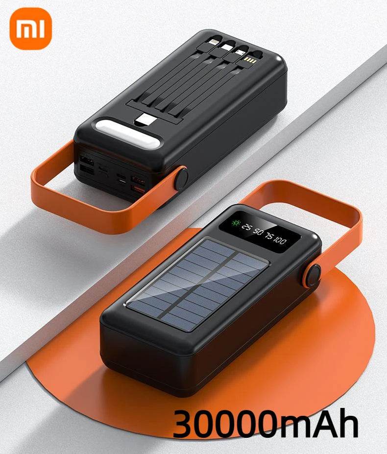 Baterie Externă Solară Xiaomi 100000mAh cu Încărcare Rapidă - Venduqo