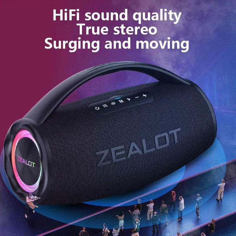 ZEALOT S97 80W Boxă Portabilă Wireless cu Subwoofer - Venduqo