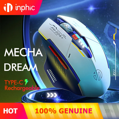 Mouse Wireless INPHIC Ergonomic Reîncărcabil 700mAh