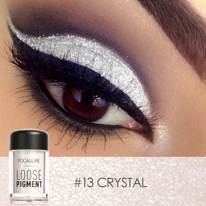 FOCALLURE Glitter Eyeshadow 18 Culori