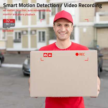 Sistem Video Intercom 1080P cu Ușă Video și Monitor WiFi