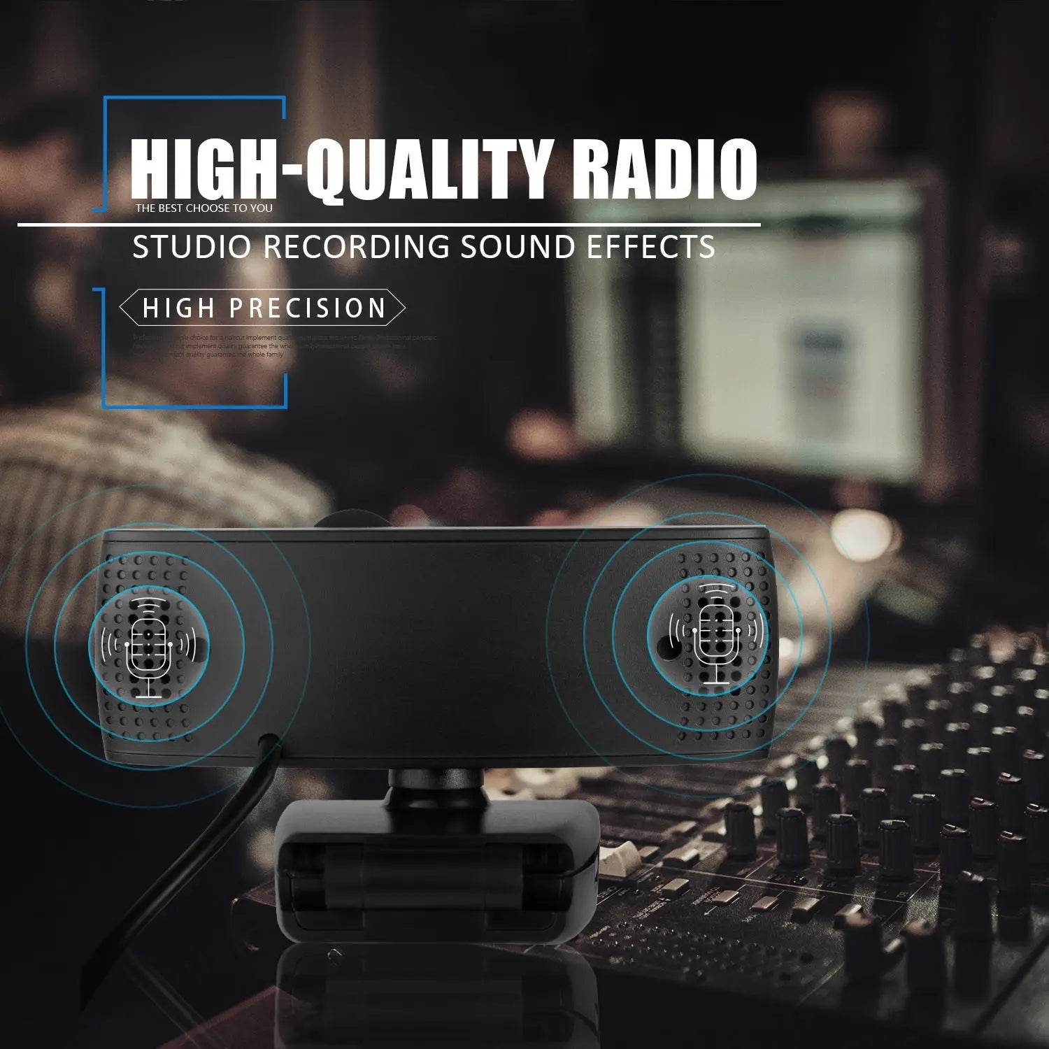 Webcam 4K 60FPS cu Microfon Integrat pentru PC Laptop - Venduqo