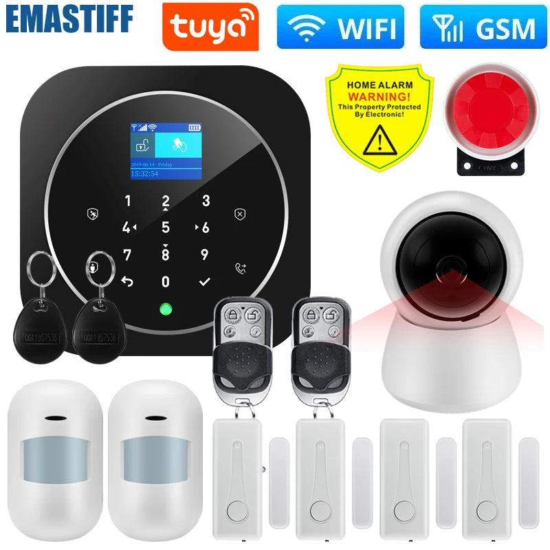 Sistem de Alarma WiFi eMastiff Smart - Control prin Aplicație & Activare Vocală