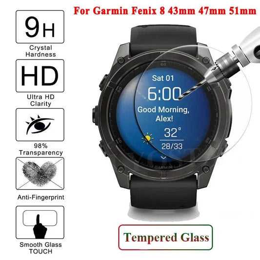 3pcs Protecție Ecran Clar pentru Garmin Fenix 8 43 47 51mm - Venduqo
